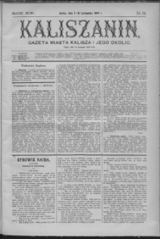 Kaliszanin : gazeta miasta Kalisza i jego okolic