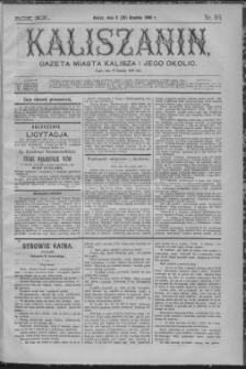 Kaliszanin : gazeta miasta Kalisza i jego okolic