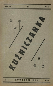 Kuźniczanka 1931 R.11 nr1