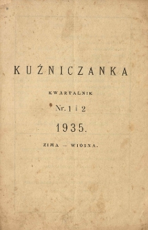 Kuźniczanka 1935 R.15 nr1-2