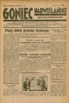 Goniec Nadwiślański: Głos Pomorski: Niezależne pismo poranne, poświęcone sprawom stanu średniego 1933.09.28 R.9 Nr223