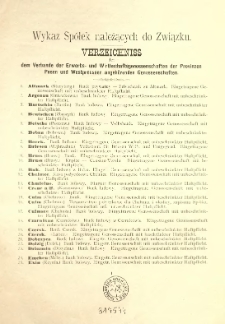 Wykaz spółek należących do Związku