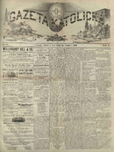 Gazeta Katolicka : czasopismo tygodniowe poświęcone interesom polskim w Ameryce. 1880.12.02 T.10 No.13