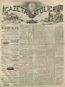 Gazeta Katolicka : czasopismo tygodniowe poświęcone interesom polskim w Ameryce. 1880.12.16 T.10 No.15