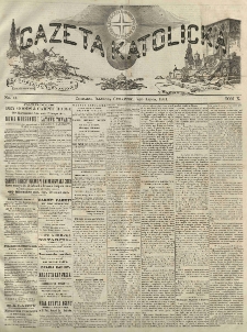 Gazeta Katolicka : czasopismo tygodniowe poświęcone interesom polskim w Ameryce. 1881.07.07 T.10 No.44