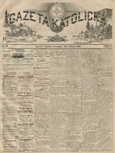 Gazeta Katolicka : czasopismo tygodniowe poświęcone interesom polskim w Ameryce. 1881.08.18 T.10 No.50