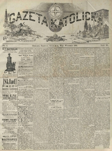 Gazeta Katolicka : czasopismo tygodniowe poświęcone interesom polskim w Ameryce. 1881.09.15 T.11 No.2