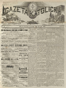 Gazeta Katolicka : czasopismo tygodniowe poświęcone interesom polskim w Ameryce. 1882.01.12 T.11 No.19