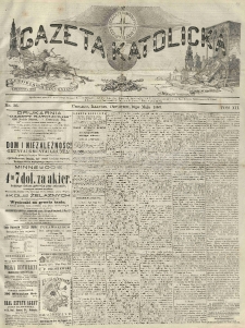 Gazeta Katolicka : czasopismo tygodniowe poświęcone interesom polskim w Ameryce. 1883.05.10 T.12 No.36