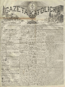 Gazeta Katolicka : czasopismo tygodniowe poświęcone interesom polskim w Ameryce. 1883.05.31 T.12 No.39