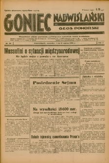 Goniec Nadwiślański: Głos Pomorski: Niezależne pismo poranne, poświęcone sprawom stanu średniego 1934.03.15 R.10 Nr60