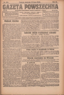 Gazeta Powszechna 1922.07.23 R.3 Nr162