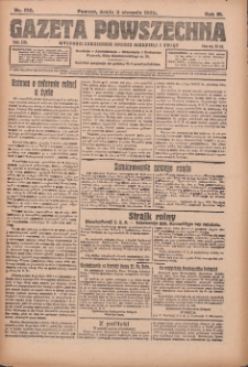 Gazeta Powszechna 1922.08.02 R.3 Nr170