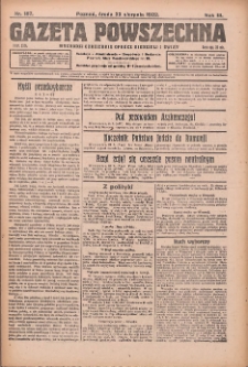 Gazeta Powszechna 1922.08.23 R.3 Nr187