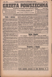 Gazeta Powszechna 1922.10.15 R.3 Nr233