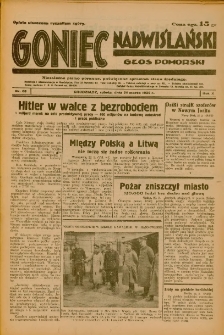 Goniec Nadwiślański: Głos Pomorski: Niezależne pismo poranne, poświęcone sprawom stanu średniego 1934.03.24 R.10 Nr68