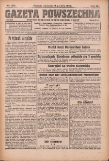 Gazeta Powszechna 1922.12.03 R.3 Nr274