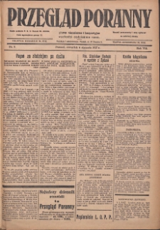 Przegląd Poranny: pismo niezależne i bezpartyjne 1927.01.06 R.7 Nr4
