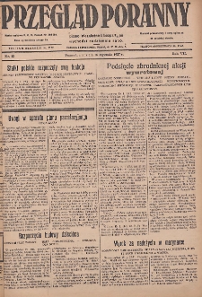 Przegląd Poranny: pismo niezależne i bezpartyjne 1927.01.16 R.7 Nr12