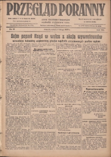 Przegląd Poranny: pismo niezależne i bezpartyjne 1927.02.05 R.7 Nr28