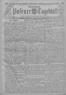 Posener Tageblatt 1914.01.06 Jg.53 Nr7