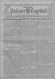 Posener Tageblatt 1914.01.07 Jg.53 Nr10