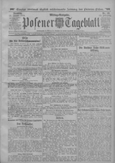 Posener Tageblatt 1914.01.13 Jg.53 Nr20