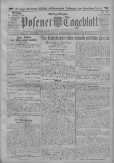 Posener Tageblatt 1914.01.14 Jg.53 Nr22