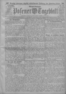 Posener Tageblatt 1914.01.15 Jg.53 Nr23