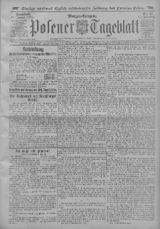 Posener Tageblatt 1914.01.17 Jg.53 Nr27