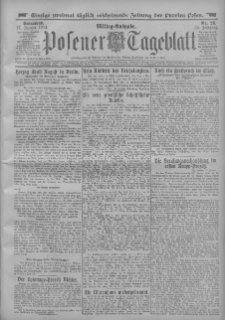 Posener Tageblatt 1914.01.17 Jg.53 Nr28