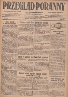 Przegląd Poranny: pismo niezależne i bezpartyjne 1927.03.08 R.7 Nr54