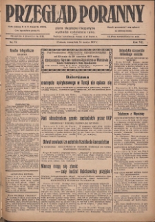 Przegląd Poranny: pismo niezależne i bezpartyjne 1927.03.31 R.7 Nr74