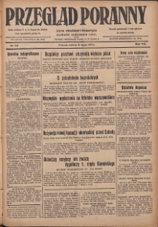 Przegląd Poranny: pismo niezależne i bezpartyjne 1927.05.21 R.7 Nr115