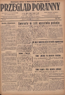Przegląd Poranny: pismo niezależne i bezpartyjne 1927.05.26 R.7 Nr119