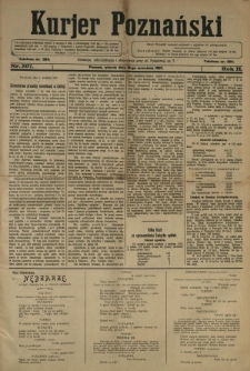 Kurier Poznański 1907.09.10 R.2 nr207