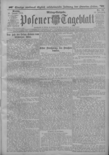 Posener Tageblatt 1914.01.19 Jg.53 Nr30