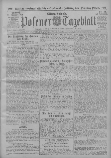 Posener Tageblatt 1914.01.21 Jg.53 Nr34