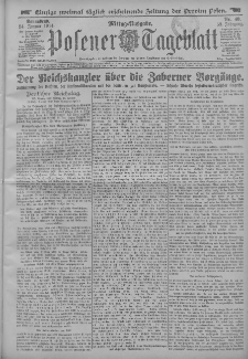 Posener Tageblatt 1914.01.24 Jg.53 Nr40