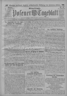 Posener Tageblatt 1914.01.26 Jg.53 Nr42