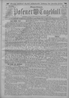 Posener Tageblatt 1914.01.27 Jg.53 Nr43