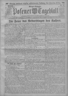 Posener Tageblatt 1914.01.28 Jg.53 Nr45