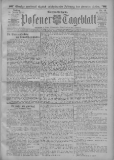 Posener Tageblatt 1914.01.30 Jg.53 Nr49