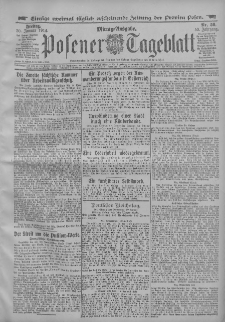 Posener Tageblatt 1914.01.30 Jg.53 Nr50