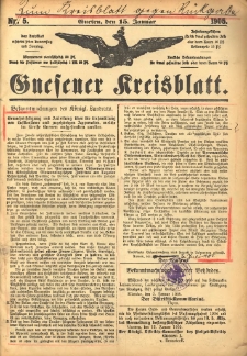 Gnesener Kreisblatt 1905.01.15 Nr5
