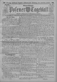 Posener Tageblatt 1914.03.11 Jg.53 Nr117