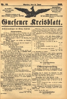 Gnesener Kreisblatt 1905.06.01 Nr44