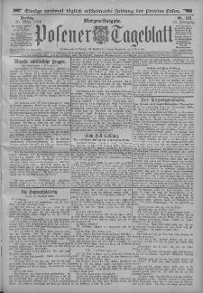 Posener Tageblatt 1914.03.20 Jg.53 Nr133