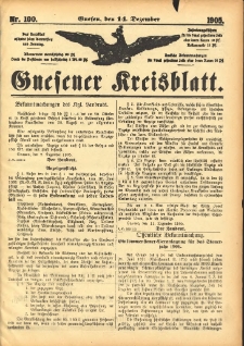 Gnesener Kreisblatt 1905.12.14 Nr100