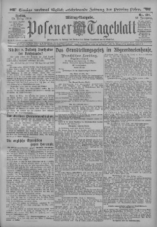Posener Tageblatt 1914.03.20 Jg.53 Nr134